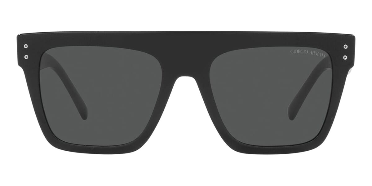 Giorgio Armani - Rectangular Shape Men Sunglasses - Black Smoke -  Sunglasses - Giorgio Armani Eyewear - Avvenice