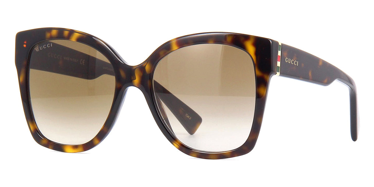 Three quarter view of butterfly tortoise sunglasses frame