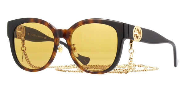 Gucci GG1028SK 003 with Detachable Chain Sunglasses - Pretavoir