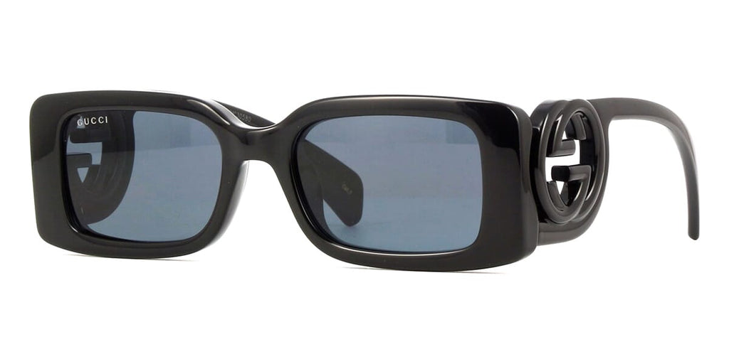 Gucci GG1325S 001 GG Rectangle  Sunglasses