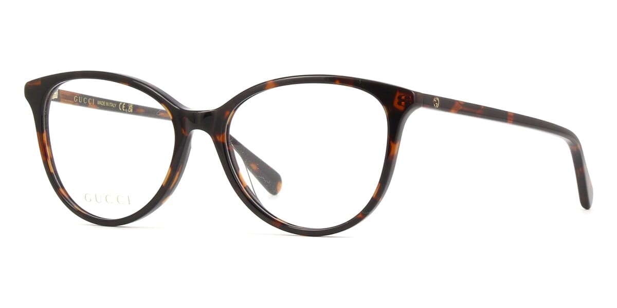Three quarter view of Gucci GG1359O 002 eyeglasses frame