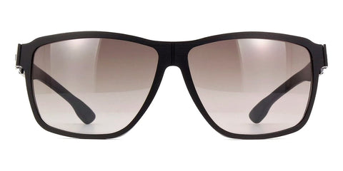 ic! berlin Alpha Rough Black with Storm Grey Sunglasses