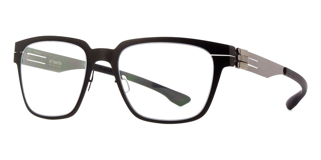 ic! berlin Bo Black and Shiny Graphite Glasses