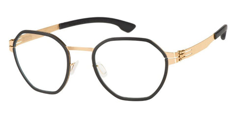 ic! berlin Carbon Rose Gold Black Glasses