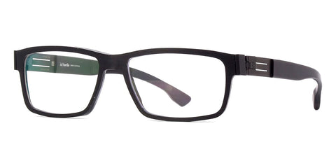 ic! berlin Hack Rough Black and Matte Black Glasses