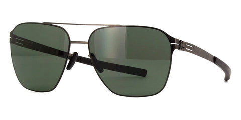 ic! berlin Jonathan I Graphite and Black Polarised Sunglasses