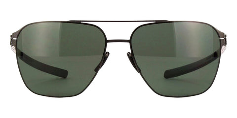 ic! berlin Jonathan I Graphite and Black Polarised Sunglasses