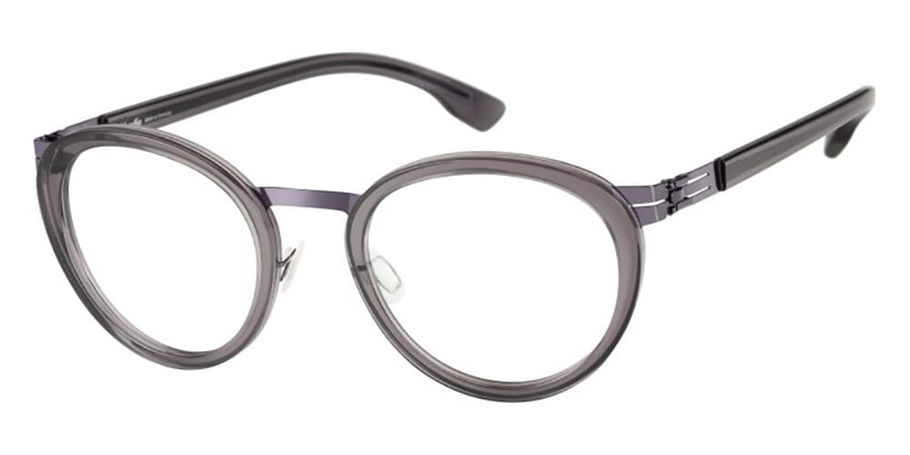 ic! berlin Lynda Shiny Aubergine Ecogrey Glasses