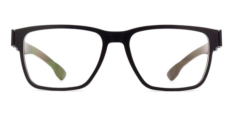 ic! berlin Meta Rough Black and Matte Black Glasses