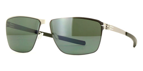 ic! Berlin Oli Pearl with Dark Green Polarised Sunglasses