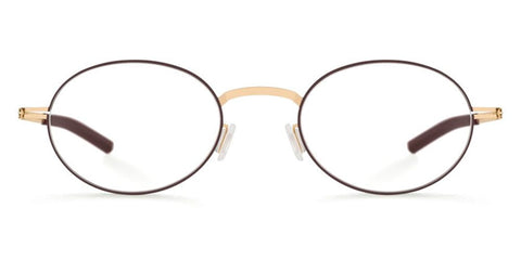 ic! berlin Osure Rose Bordeaux Circle Glasses