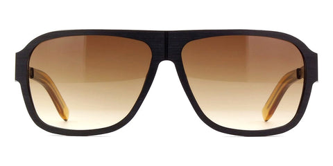 ic! berlin Power Law Rough Black with Brown Sand Gradient Sunglasses