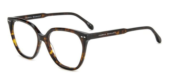 Side view of square tortoise spectacles frame