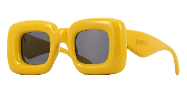 Loewe LW40098I 39A | Inflated Yellow Square Sunglasses - Pretavoir