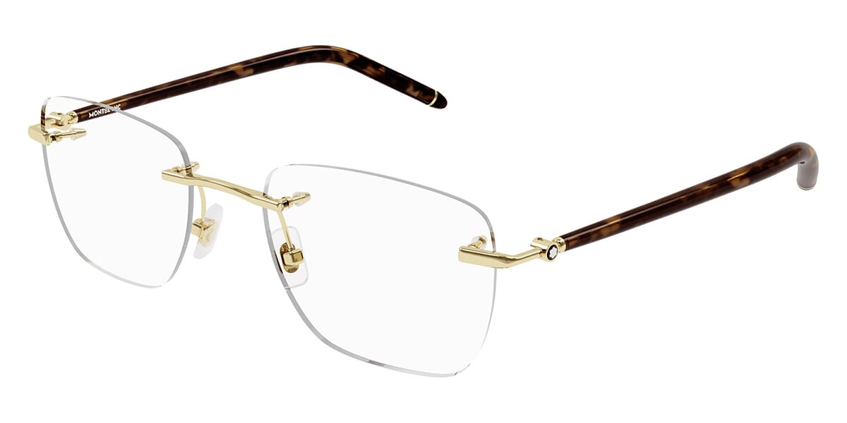 Montblanc outlet rimless eyeglasses