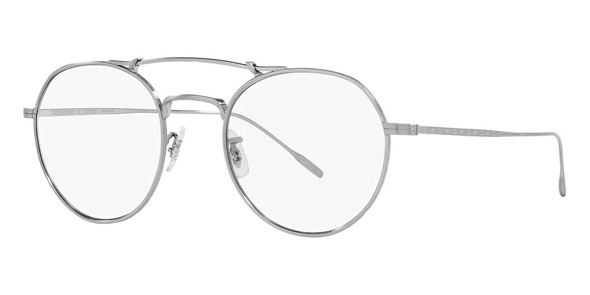 Side view of round Pilot glasses frame