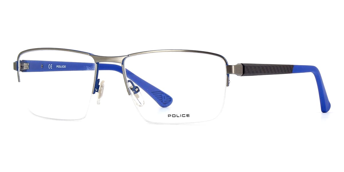 Police shop blue glasses