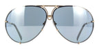 Porsche Design 8478 A Gold Frame - Brown + Blue Lenses - As Seen On Johnny Depp & Laurence Fishburne