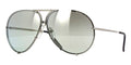 Porsche Design 8478 B Chrome Frame - Grey + Dk Green Lenses - As Seen On Kourtney Kardashian