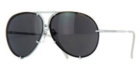porsche design 8478 p interchangeable lenses dark grey silver