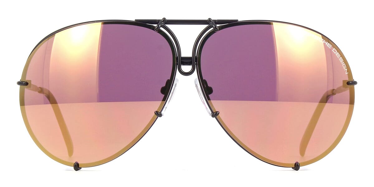 Porsche Design P8478 Lens Set – V167 Purple with Orange Gold Mirror Sunglasses