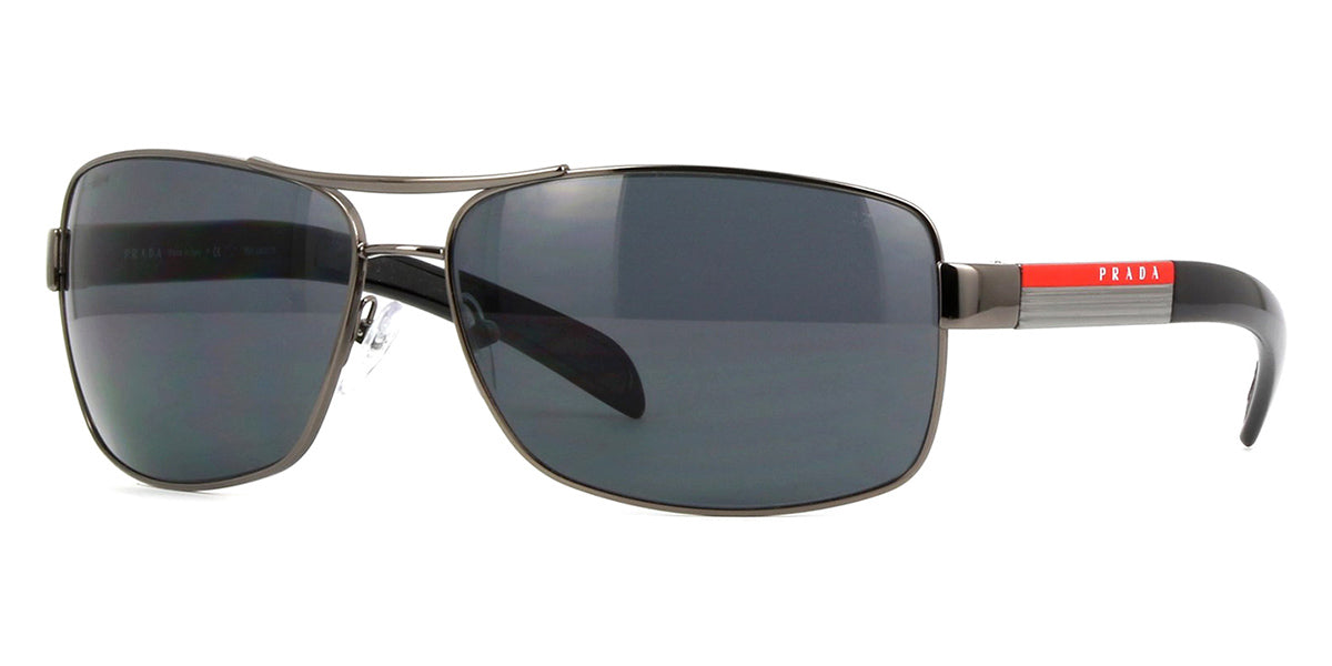 POLARIZED NEW Genuine PRADA Linea Rossa Men Metal Sunglasses PS 54IS SPS  54I 541 | eBay