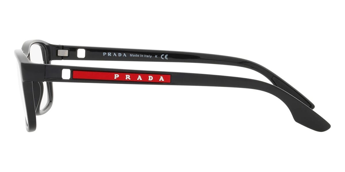 Eyeglasses Prada Linea Rossa PS 1 LV 1AB1O1 Black 