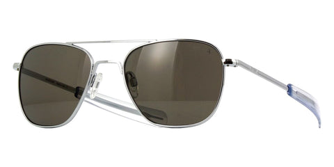 Randolph Aviator Bright Chrome AF078 Polarised Sunglasses