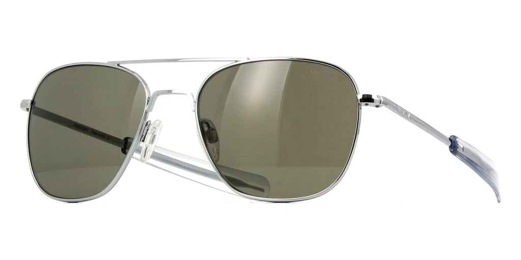 Sunglasses Randolph Aviator Matte Chrome AF085 55-20 Medium in stock Sunglasses Randolph Aviator Matte Chrome AF085 55-20 Medium in stock