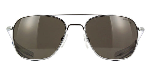 Randolph Aviator Bright Chrome AF128 Polarised Sunglasses