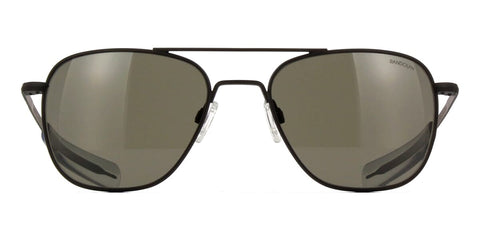 Randolph Aviator Matte Black AF065 Sunglasses