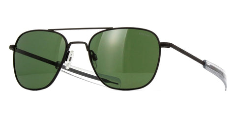 Randolph Aviator Matte Black AF066 Sunglasses