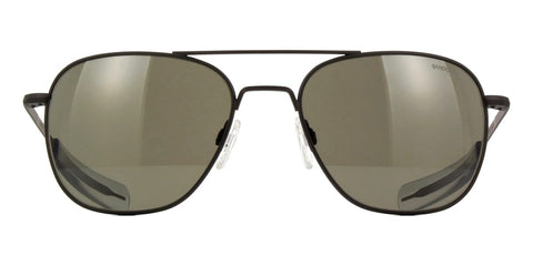 Randolph Aviator Matte Black AF115 Sunglasses