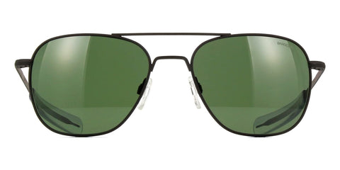 Randolph Aviator Matte Black AF116 Sunglasses