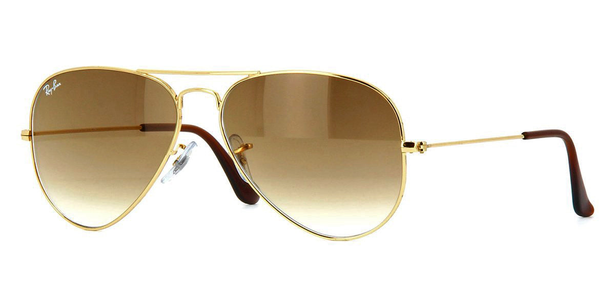 Ray-Ban Aviator 3025 Sunglasses 001/51 Light Brown Gradient Lens