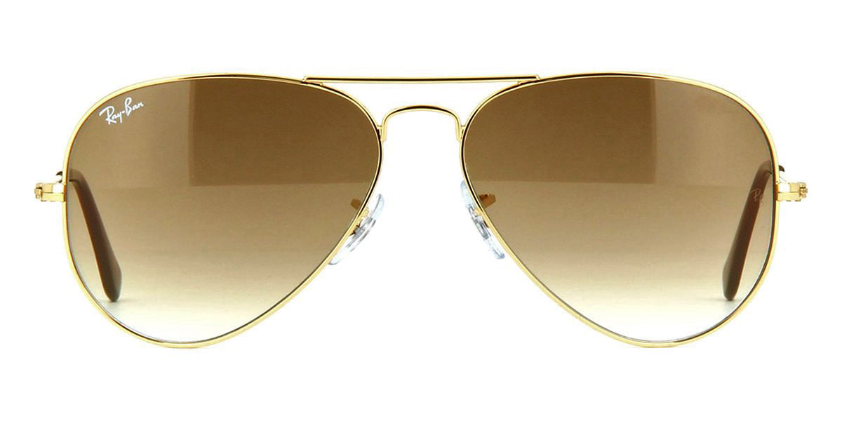 Ray-Ban Aviator 3025 Sunglasses 001/51 Light Brown Gradient Lens