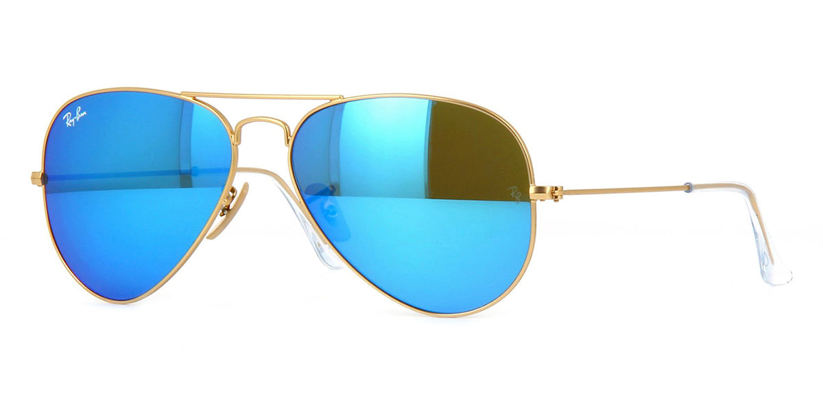 Ray-Ban Aviator 3025 112/17 Blue Flash Mirror Sunglasses - Pretavoir