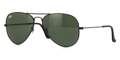 Ray-Ban Aviator RB 3025 L2823 Black/Green Sunglasses