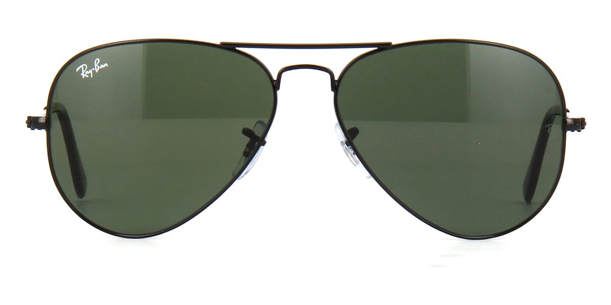 Ray-Ban Aviator RB 3025 L2823 Black/Green Sunglasses