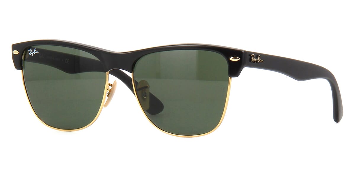 Three quarter view of Ray-Ban Clubmaster Oversized sunglasses frame