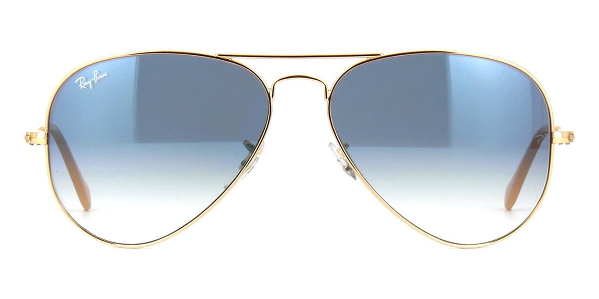 Original 55mm Aviator Sunglasses In Blue Ray-Ban Aviator 3025