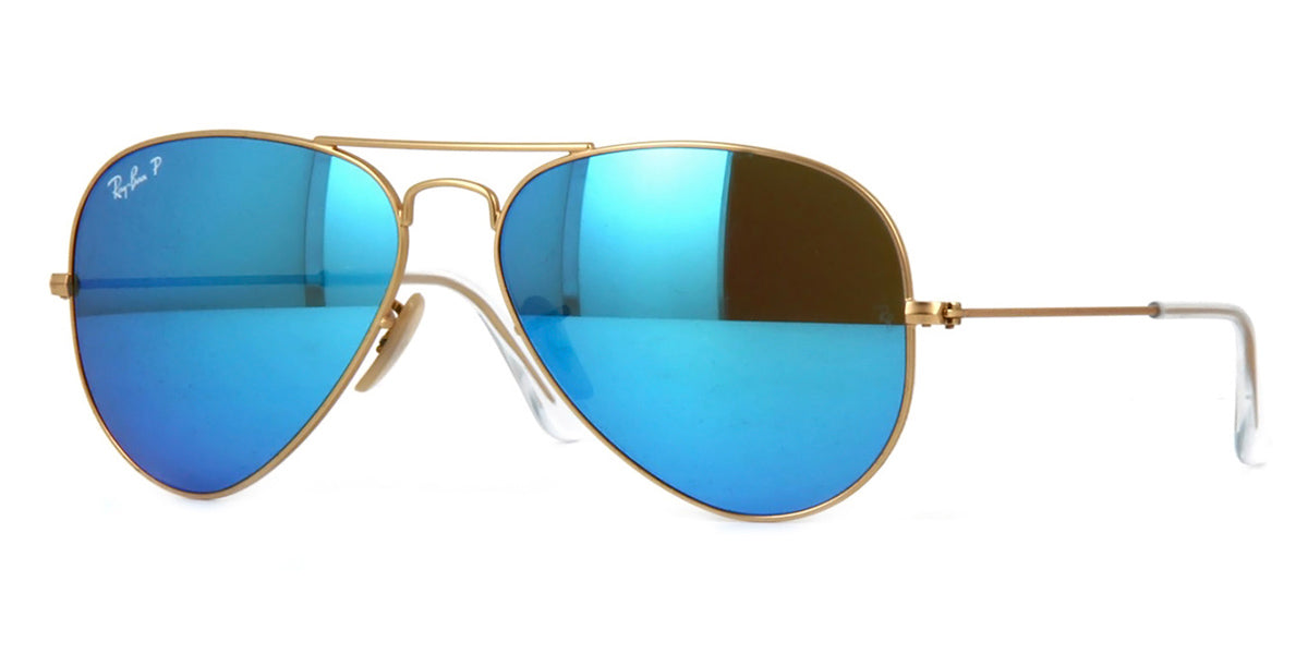 Ray-Ban Aviator 3025 112/4L Polarised Blue Mirror Sunglasses