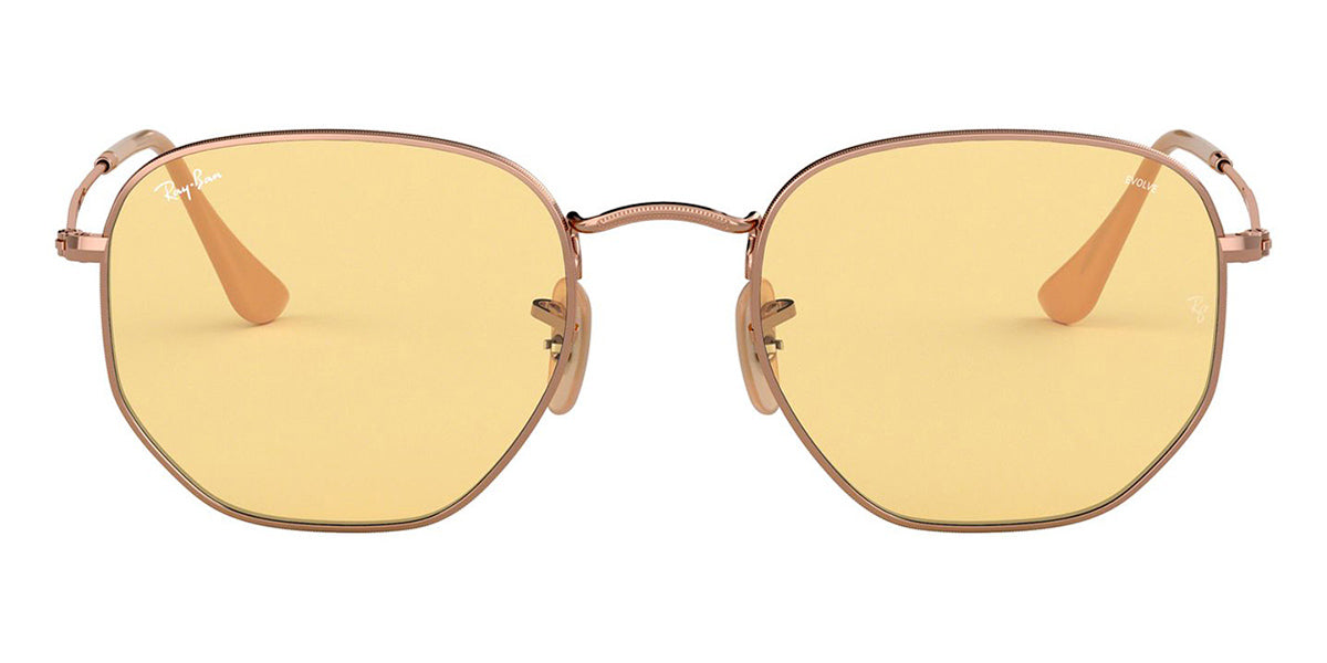 ray ban hexagonal rb 3548n 91310z photochromic