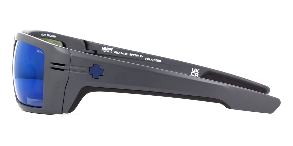 Spy+ Rebar Ansi Z87.1 Matte Gunmetal Polarised Sunglasses