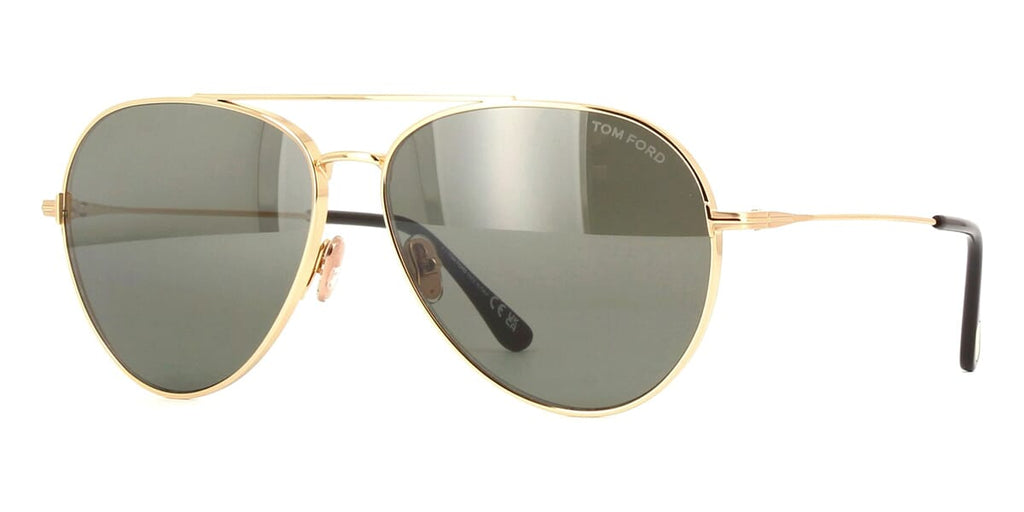 Tom Ford Dashel-02 TF996/S 28A Sunglasses worn by Brad Pitt at Wimbledon Finals 2023