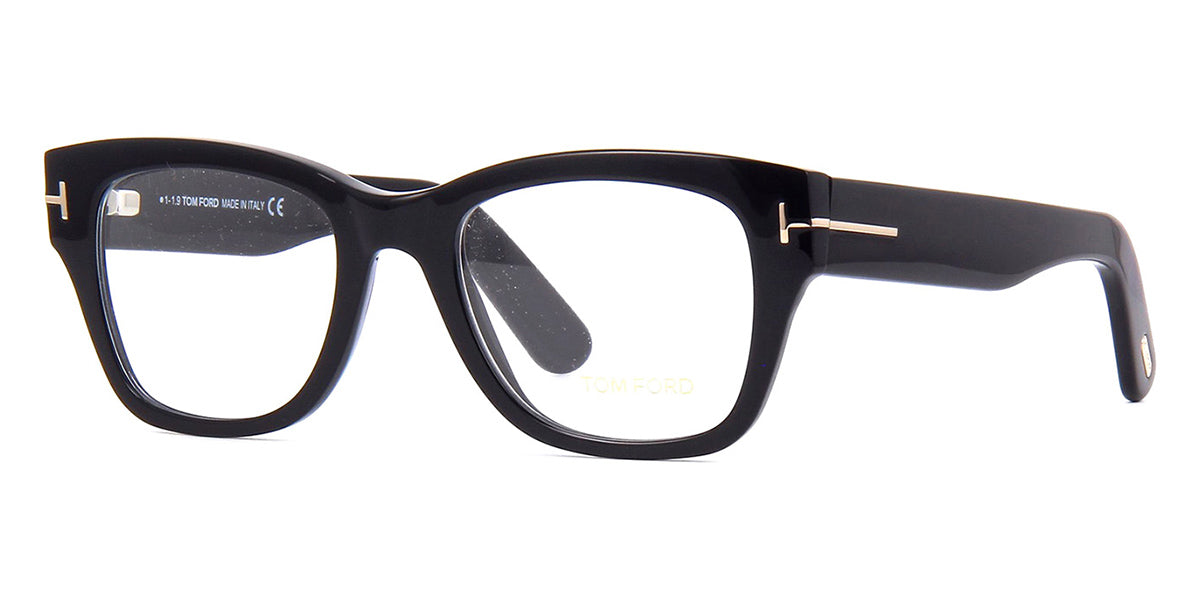 Side view of thick frame Tom Ford eyeglasses