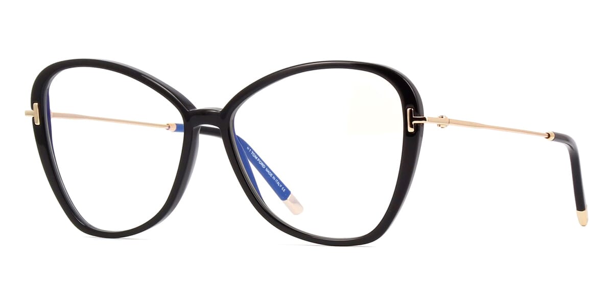 Side view of oversized butterfly spectacle frame