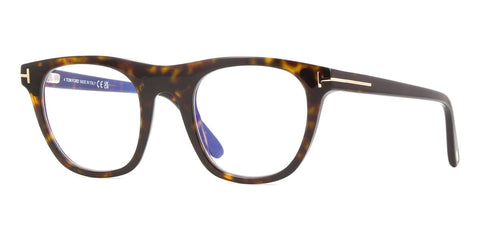 Tom Ford TF5895-B 052 Blue Control with Magnetic Clip-On Glasses